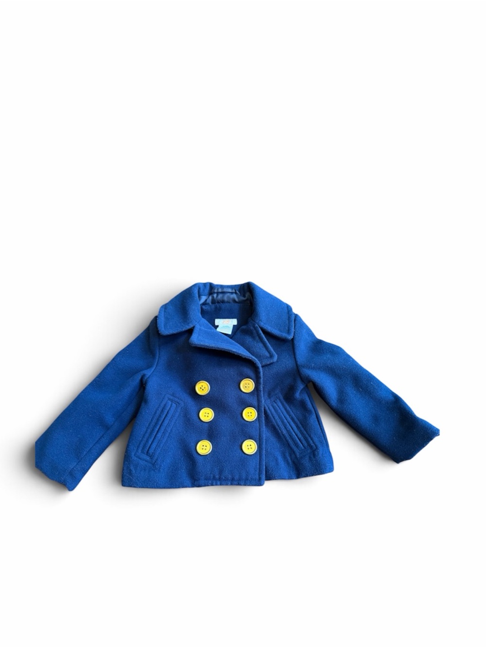 JOE FRESH Peacoat Girls Sz 2T Navy Blue Gold Buttons